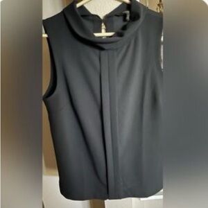 Elegant Banana Republic Black Sleeveless Top- L